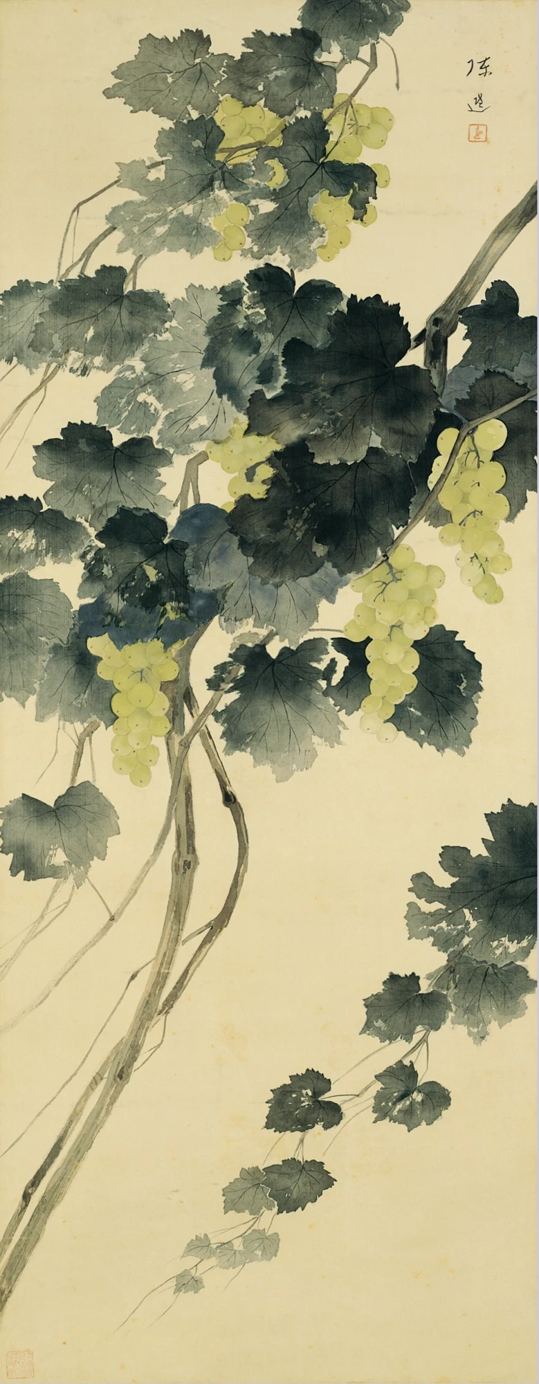 陳進《葡萄》