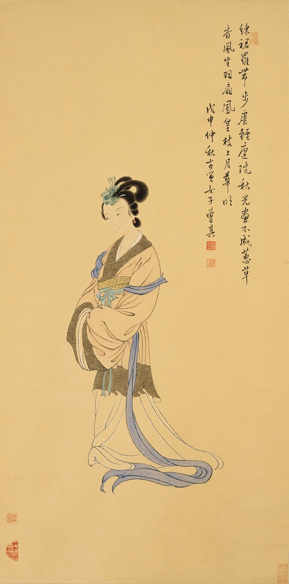 曾其《仕女》