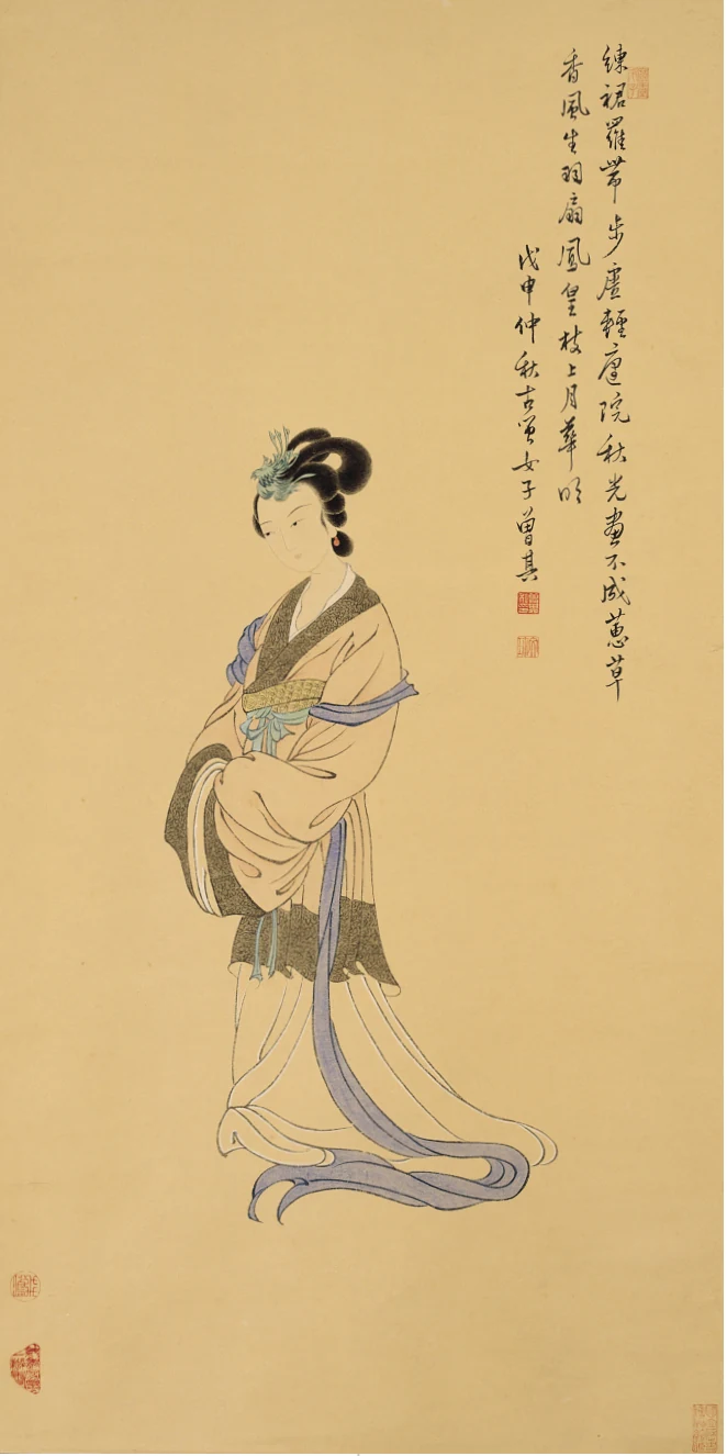 曾其《仕女》