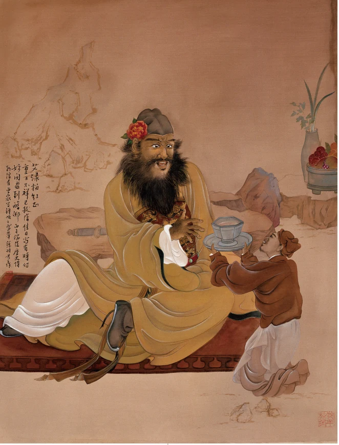 李蘇羽《戴花鍾馗》